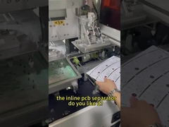 4.2KW L450mm Dual Workstation Router Cnc Pcb / PCB Depaneling Router Machine